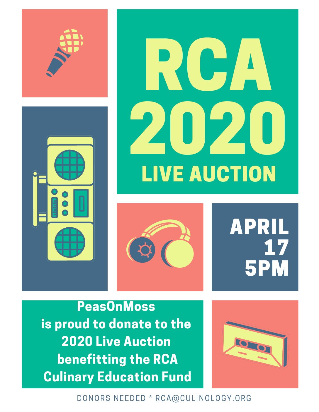 PeasOnMoss joins the RCA 2020 Live Auction